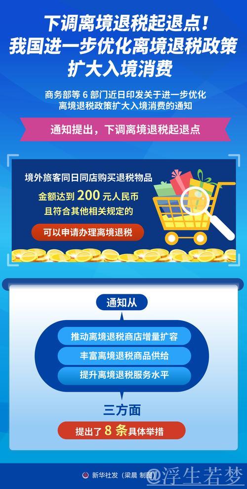 优化离境退税扩大入境消费